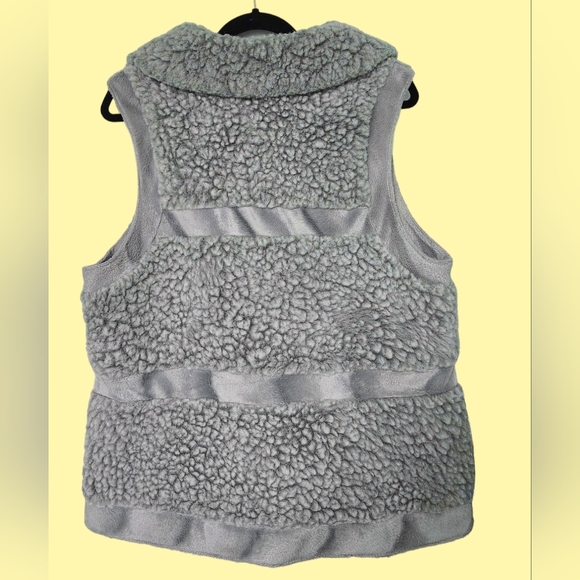 Womens RLZ Sherpa Gray Vest XL - Picture 2 of 4